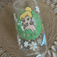 16oz Tinkerbell Glass Cup