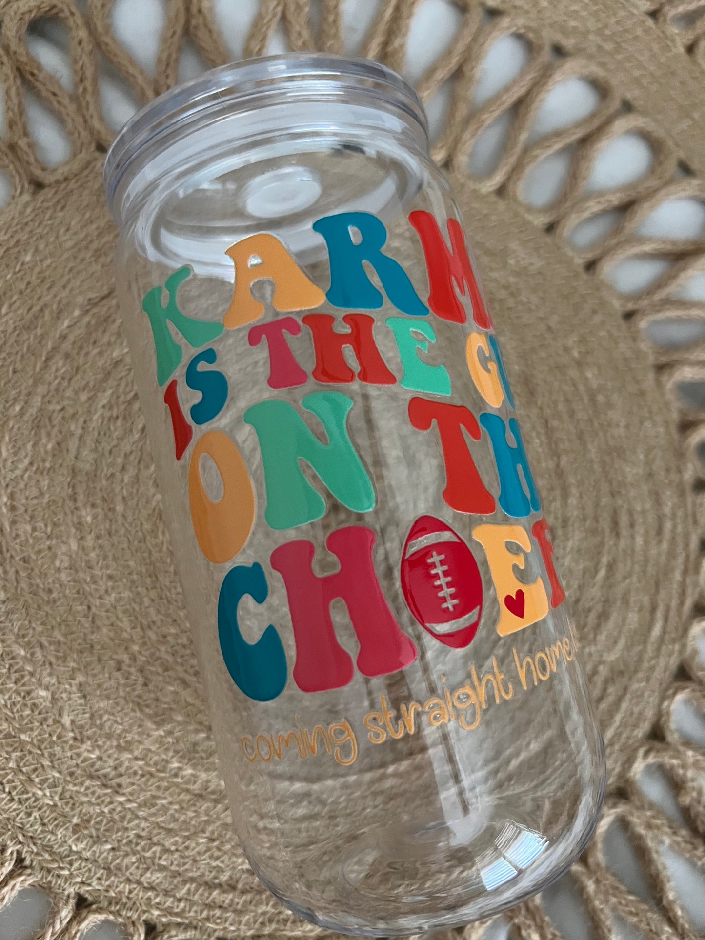 16oz Karma Swiftie Acrylic Cup